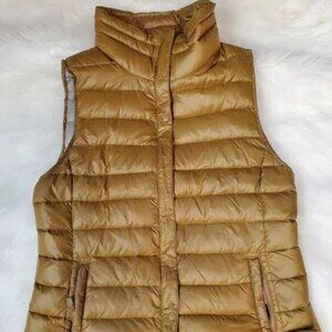 GAP Mustard/Gold Down Puffer Vest